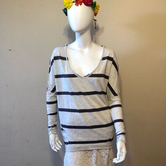 Free People We The Free Upstate Stripe Tee Sz XS - Picture 2 of 8
